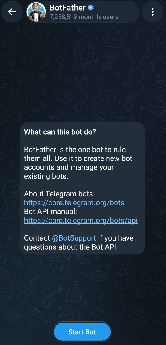 Telegram BotFather